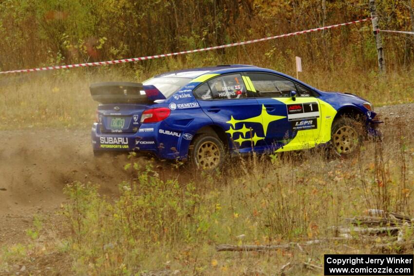 David Higgins / Craig Drew Subaru WRX STi comes through the spectator point on SS9, Arvon-Silver I.