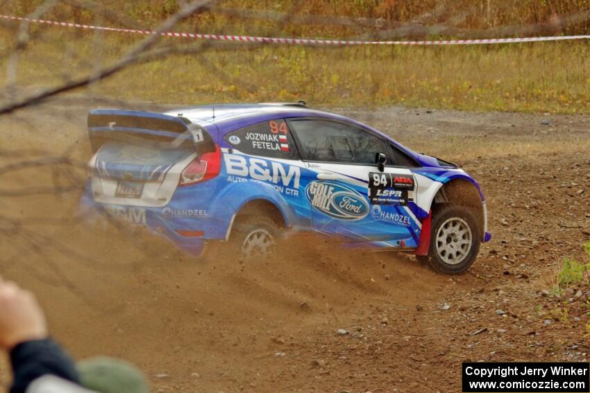 Piotr Fetela / Dominik Jozwiak Ford Fiesta comes through the spectator point on SS9, Arvon-Silver I.