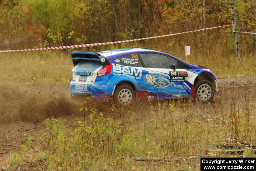 Piotr Fetela / Dominik Jozwiak Ford Fiesta comes through the spectator point on SS9, Arvon-Silver I.