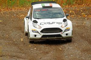 John Coyne / Doug Nagy Ford Fiesta RS comes through the spectator point on SS9, Arvon-Silver I.