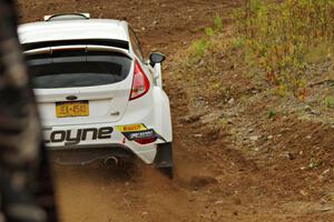 John Coyne / Doug Nagy Ford Fiesta RS comes through the spectator point on SS9, Arvon-Silver I.