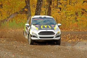 Ryan Booth / Rhianon Gelsomino Ford Fiesta R2T comes through the spectator point on SS9, Arvon-Silver I.