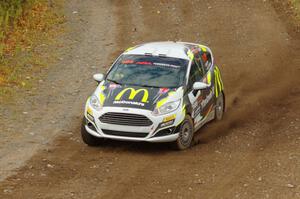 Ryan Booth / Rhianon Gelsomino Ford Fiesta R2T comes through the spectator point on SS9, Arvon-Silver I.