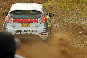 Ryan Booth / Rhianon Gelsomino Ford Fiesta R2T comes through the spectator point on SS9, Arvon-Silver I.