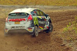 Ryan Booth / Rhianon Gelsomino Ford Fiesta R2T comes through the spectator point on SS9, Arvon-Silver I.