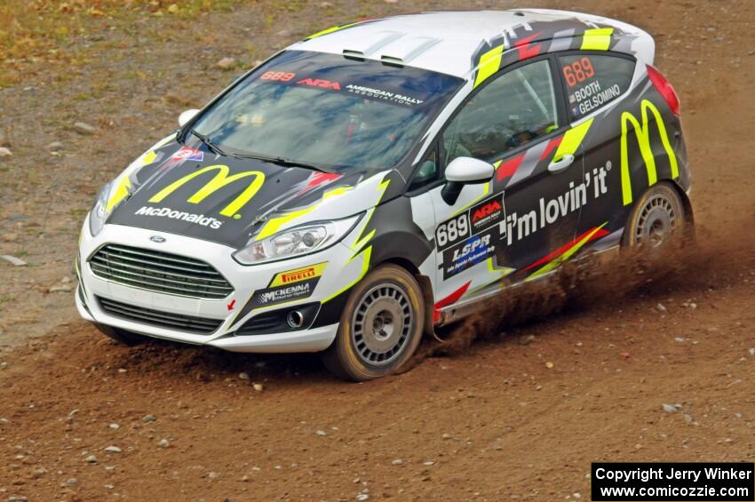 Ryan Booth / Rhianon Gelsomino Ford Fiesta R2T comes through the spectator point on SS9, Arvon-Silver I.