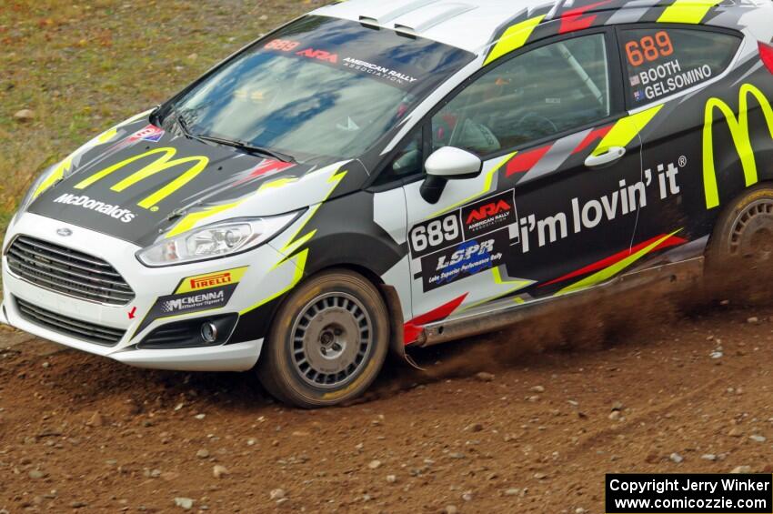 Ryan Booth / Rhianon Gelsomino Ford Fiesta R2T comes through the spectator point on SS9, Arvon-Silver I.