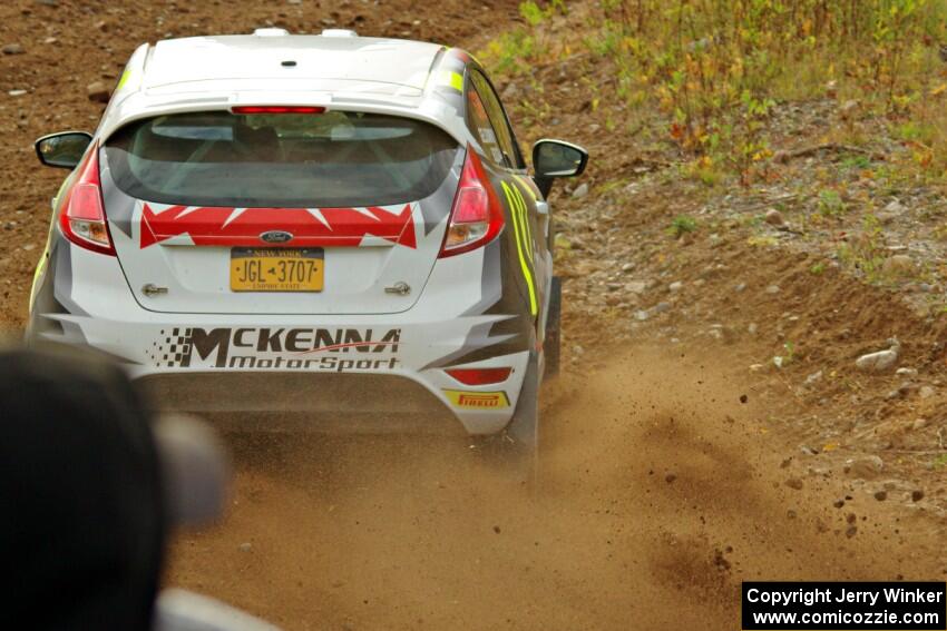 Ryan Booth / Rhianon Gelsomino Ford Fiesta R2T comes through the spectator point on SS9, Arvon-Silver I.