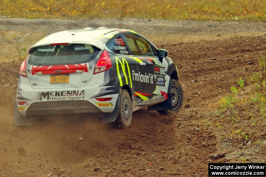 Ryan Booth / Rhianon Gelsomino Ford Fiesta R2T comes through the spectator point on SS9, Arvon-Silver I.