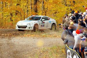 John Kosmatka / Kristin Kosmatka Subaru BRZ comes through the spectator point on SS9, Arvon-Silver I.