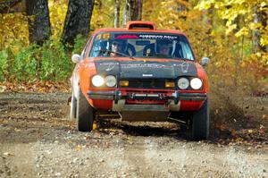 Mike Hurst / Michel Hoche-Mong Ford Capri comes through the spectator point on SS9, Arvon-Silver I.