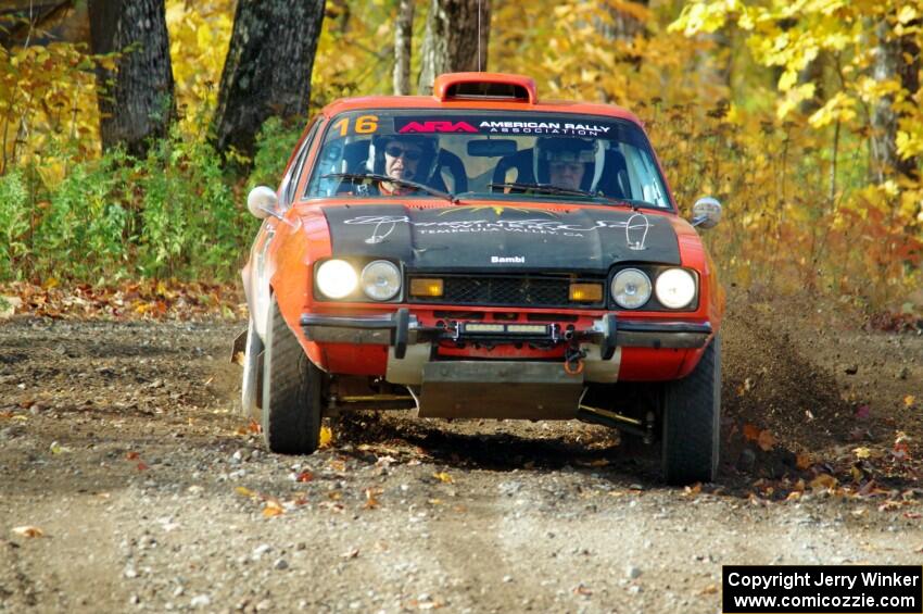 Mike Hurst / Michel Hoche-Mong Ford Capri comes through the spectator point on SS9, Arvon-Silver I.