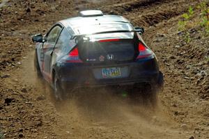 Colin Robinson / Tyler Tisdale Honda CR-Z comes through the spectator location on SS9, Arvon-Silver I.