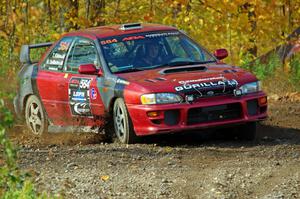 Arin DeMaster / Taylor Kildea Subaru Impreza comes through the spectator location on SS9, Arvon-Silver I.