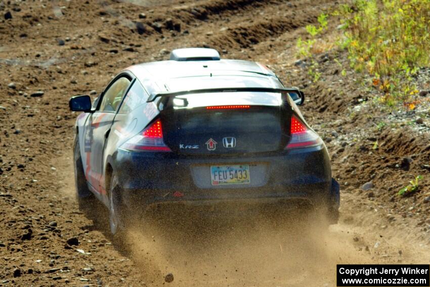 Colin Robinson / Tyler Tisdale Honda CR-Z comes through the spectator location on SS9, Arvon-Silver I.