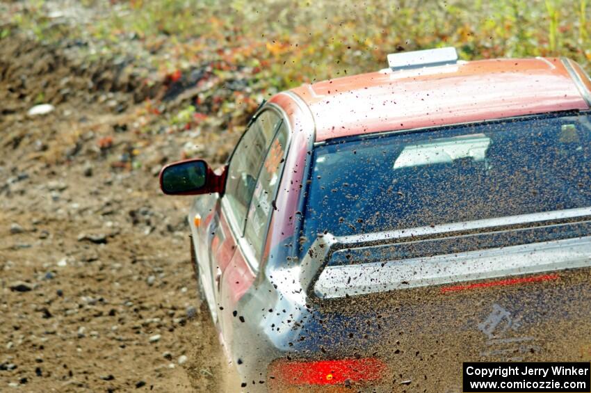 Arin DeMaster / Taylor Kildea Subaru Impreza comes through the spectator location on SS9, Arvon-Silver I.