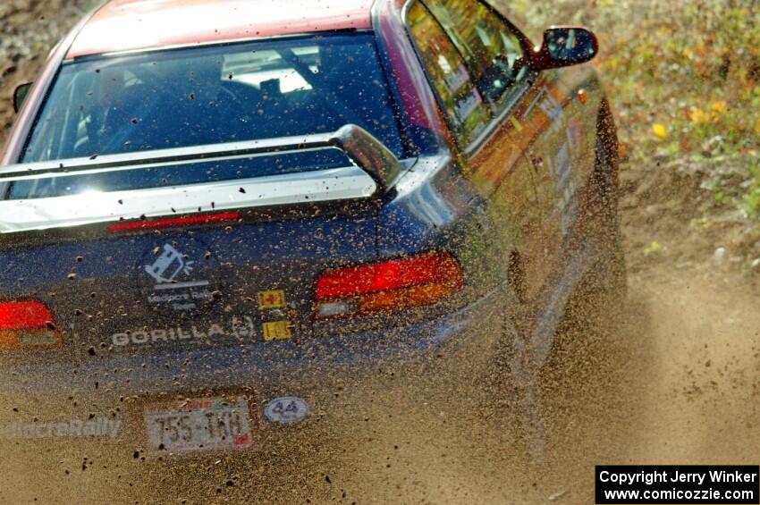 Arin DeMaster / Taylor Kildea Subaru Impreza comes through the spectator location on SS9, Arvon-Silver I.