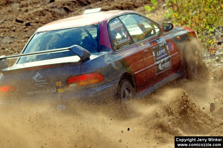 Arin DeMaster / Taylor Kildea Subaru Impreza comes through the spectator location on SS9, Arvon-Silver I.