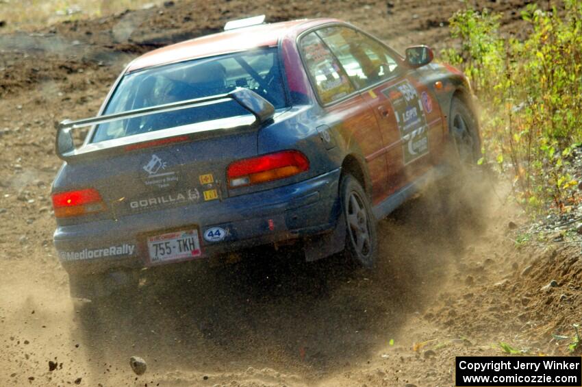 Arin DeMaster / Taylor Kildea Subaru Impreza comes through the spectator location on SS9, Arvon-Silver I.