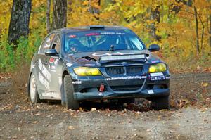 George Hammerbeck / Lewis May BMW 335xi comes through the spectator location on SS9, Arvon-Silver I.