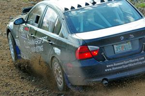 George Hammerbeck / Lewis May BMW 335xi comes through the spectator location on SS9, Arvon-Silver I.