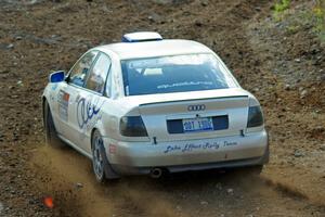 Tim Michel / Michelle Michel Audi A4 comes through the spectator point on SS9, Arvon-Silver I.