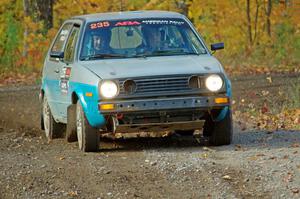 Mark Rokus / Mike Van Alphen VW GTI comes through the spectator point on SS9, Arvon-Silver I.