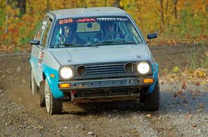 Mark Rokus / Mike Van Alphen VW GTI comes through the spectator point on SS9, Arvon-Silver I.