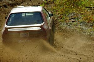 Andrew Mozer / Eric Mozer Ford Mustang comes through the spectator point on SS9, Arvon-Silver I.