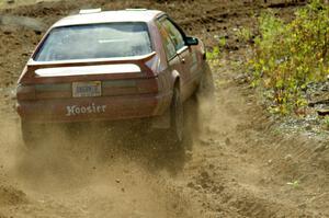 Andrew Mozer / Eric Mozer Ford Mustang comes through the spectator point on SS9, Arvon-Silver I.