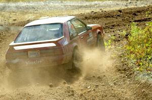 Andrew Mozer / Eric Mozer Ford Mustang comes through the spectator point on SS9, Arvon-Silver I.