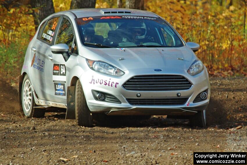 Paul Dickinson / Alison LaRoza Ford Fiesta comes through the spectator point on SS9, Arvon-Silver I.