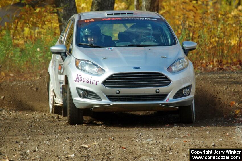 Paul Dickinson / Alison LaRoza Ford Fiesta comes through the spectator point on SS9, Arvon-Silver I.