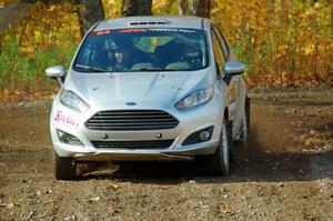 Paul Dickinson / Alison LaRoza Ford Fiesta comes through the spectator point on SS9, Arvon-Silver I.