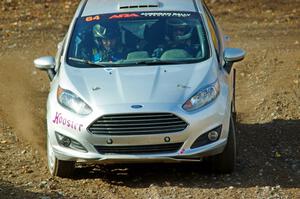 Paul Dickinson / Alison LaRoza Ford Fiesta comes through the spectator point on SS9, Arvon-Silver I.