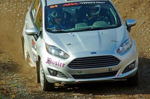 Paul Dickinson / Alison LaRoza Ford Fiesta comes through the spectator point on SS9, Arvon-Silver I.