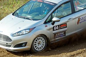 Paul Dickinson / Alison LaRoza Ford Fiesta comes through the spectator point on SS9, Arvon-Silver I.