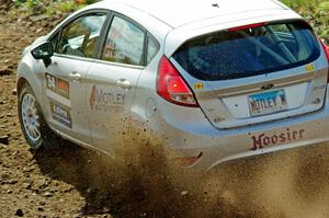 Paul Dickinson / Alison LaRoza Ford Fiesta comes through the spectator point on SS9, Arvon-Silver I.