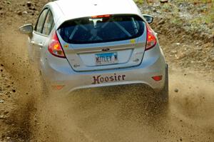 Paul Dickinson / Alison LaRoza Ford Fiesta comes through the spectator point on SS9, Arvon-Silver I.