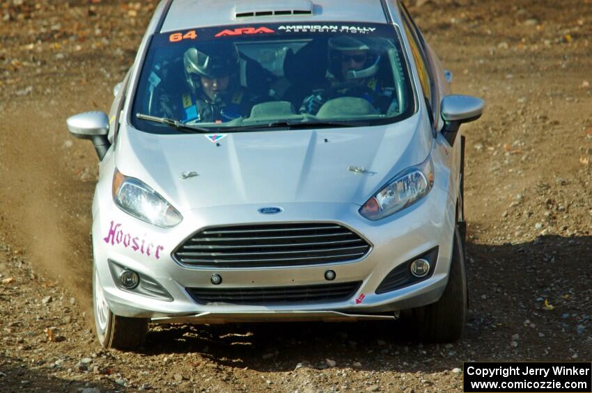 Paul Dickinson / Alison LaRoza Ford Fiesta comes through the spectator point on SS9, Arvon-Silver I.