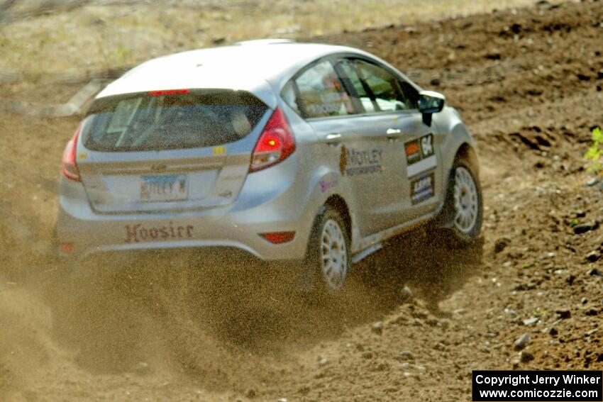 Paul Dickinson / Alison LaRoza Ford Fiesta comes through the spectator point on SS9, Arvon-Silver I.