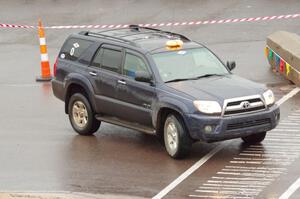 A Toyota 4Runner does a pre-check of SS15, Lakeshore Drive.