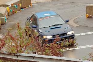 Jimmy Pelizzari / Kate Stevens Subaru Impreza on SS15, Lakeshore Drive.