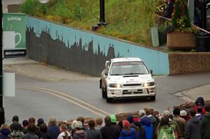 Blake Lind / Tricia Lind Subaru Impreza on SS15 (Lakeshore Drive).