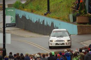 Blake Lind / Tricia Lind Subaru Impreza on SS15 (Lakeshore Drive).