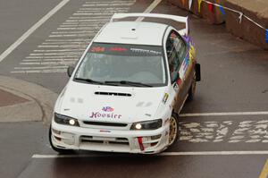 Blake Lind / Tricia Lind Subaru Impreza on SS15 (Lakeshore Drive).