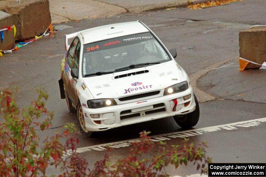 Blake Lind / Tricia Lind Subaru Impreza on SS15 (Lakeshore Drive).