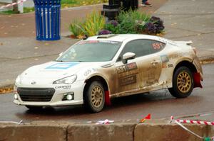 John Kosmatka / Kristin Kosmatka Subaru BRZ on SS15, Lakeshore Drive.