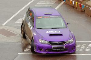 Matt Huuki / Addy Huuki Subaru WRX STi on SS15, Lakeshore Drive.