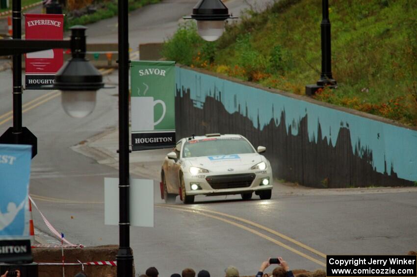 John Kosmatka / Kristin Kosmatka Subaru BRZ on SS15, Lakeshore Drive.